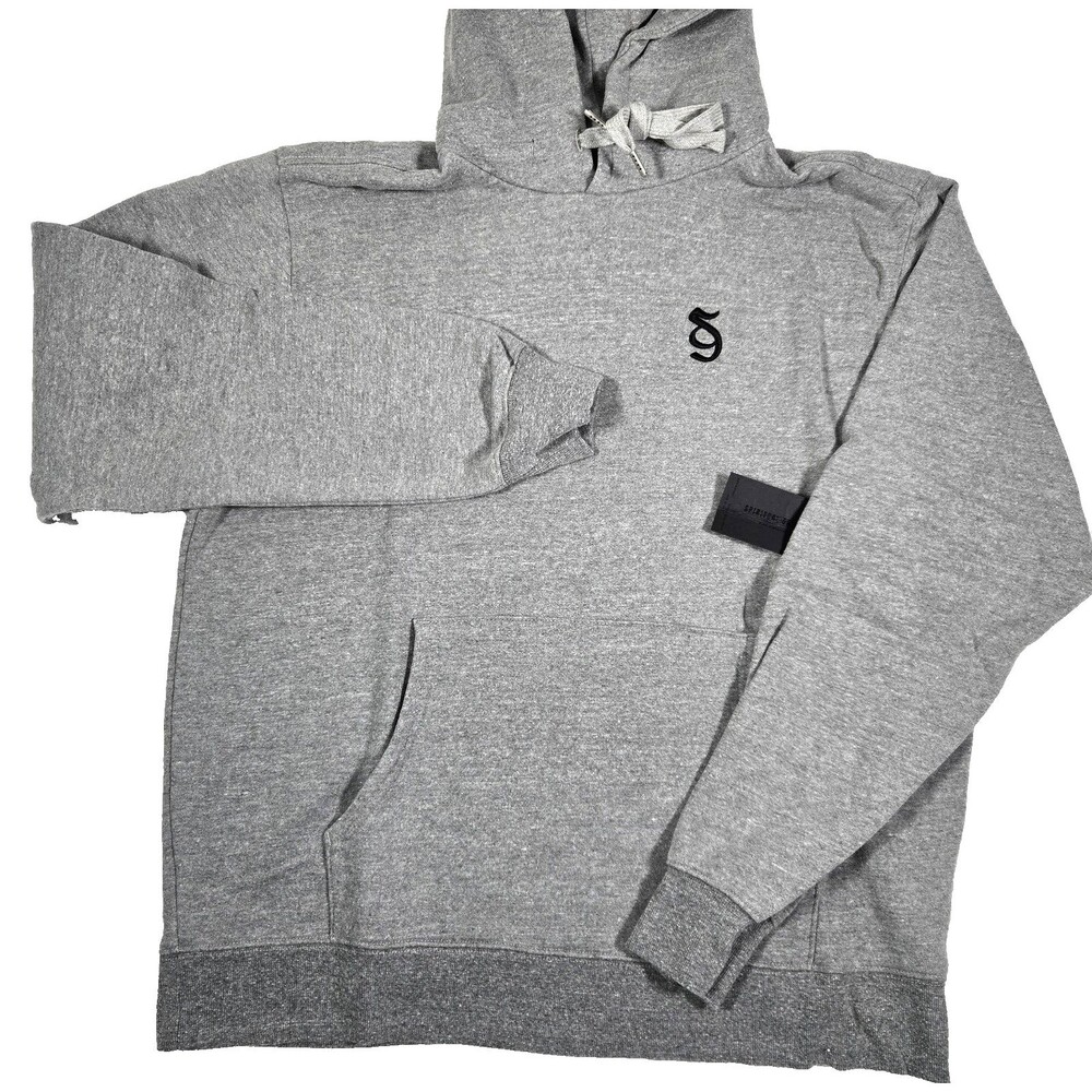 Spiritual Gangster Monogram Classic Hoodie Large Gray Sweatshirt Oversized New